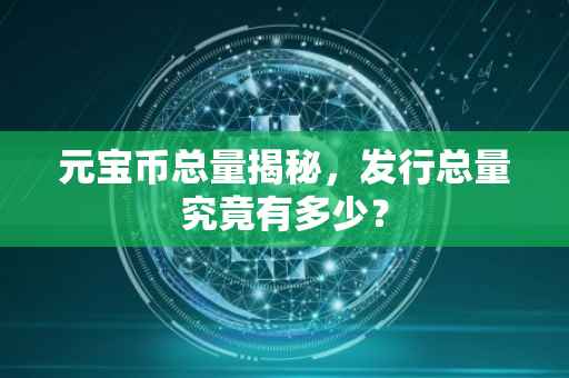 元宝币总量揭秘，发行总量究竟有多少？