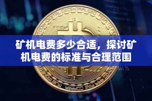 矿机电费多少合适，探讨矿机电费的标准与合理范围
