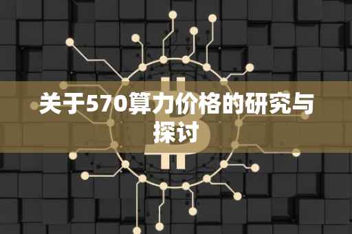 关于570算力价格的研究与探讨