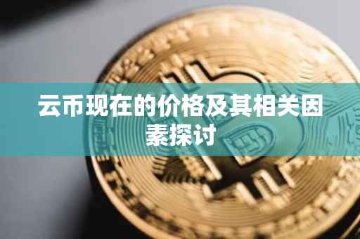 云币现在的价格及其相关因素探讨
