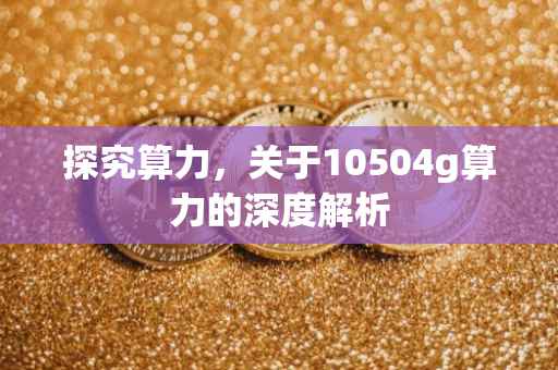 探究算力，关于10504g算力的深度解析