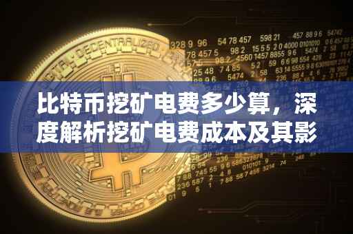 比特币挖矿电费多少算，深度解析挖矿电费成本及其影响因素