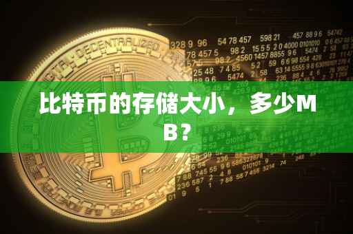 比特币的存储大小，多少MB？
