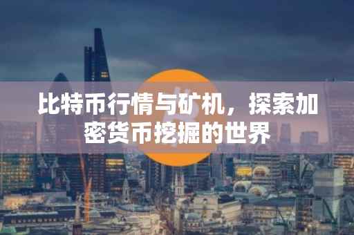 比特币行情与矿机，探索加密货币挖掘的世界