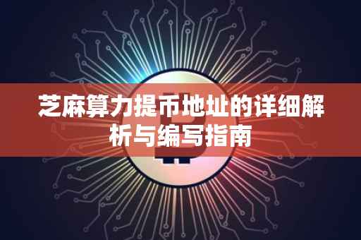 芝麻算力提币地址的详细解析与编写指南