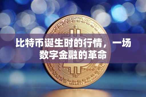 比特币诞生时的行情，一场数字金融的革命