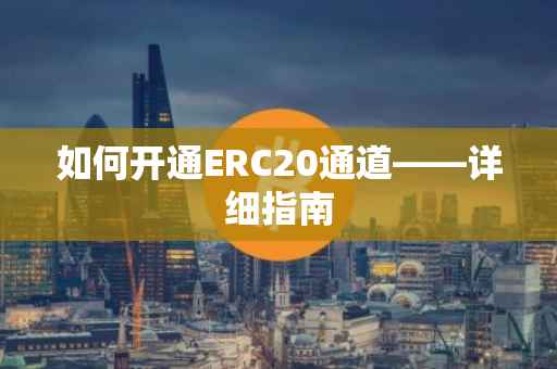 如何开通ERC20通道——详细指南