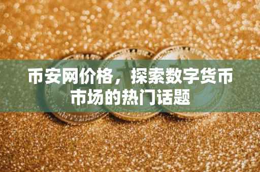 币安网价格，探索数字货币市场的热门话题