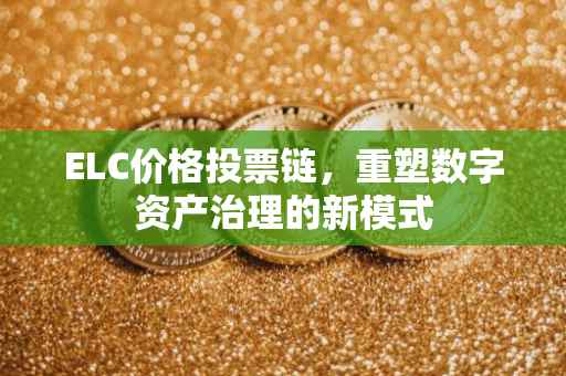 ELC价格投票链，重塑数字资产治理的新模式