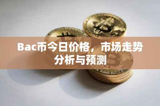 Bac币今日价格，市场走势分析与预测