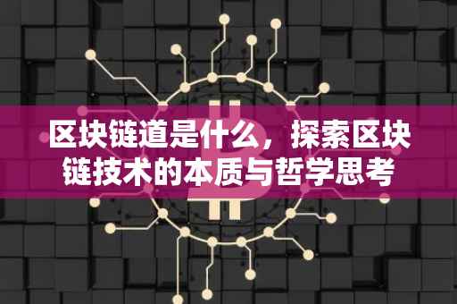 区块链道是什么，探索区块链技术的本质与哲学思考