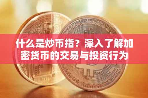 什么是炒币指？深入了解加密货币的交易与投资行为
