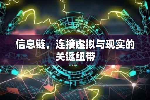 信息链，连接虚拟与现实的关键纽带