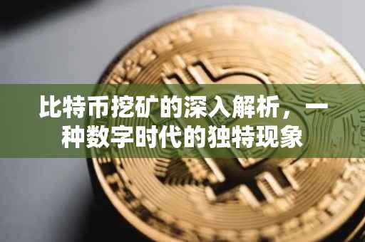 比特币挖矿的深入解析，一种数字时代的独特现象