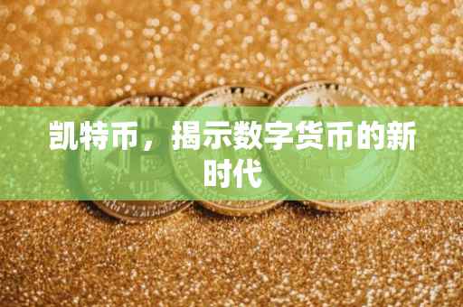 凯特币，揭示数字货币的新时代