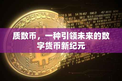 质数币，一种引领未来的数字货币新纪元