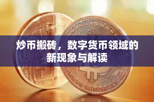 炒币搬砖，数字货币领域的新现象与解读