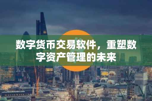 数字货币交易软件，重塑数字资产管理的未来