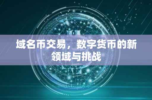 域名币交易，数字货币的新领域与挑战