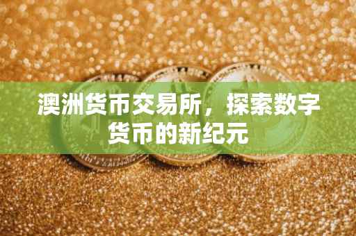 澳洲货币交易所，探索数字货币的新纪元