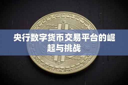 央行数字货币交易平台的崛起与挑战