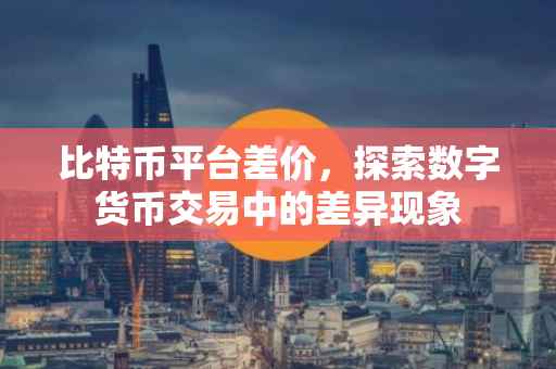 比特币平台差价，探索数字货币交易中的差异现象