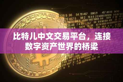 比特儿中文交易平台，连接数字资产世界的桥梁