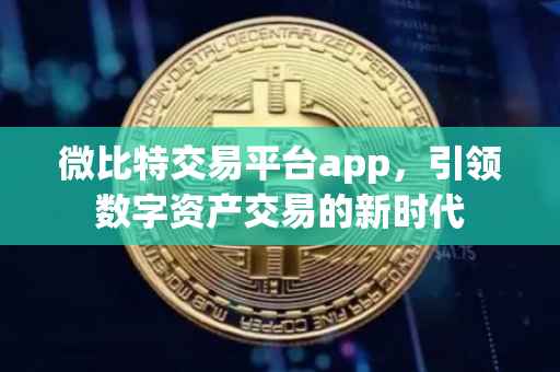 微比特交易平台app，引领数字资产交易的新时代