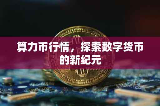 算力币行情，探索数字货币的新纪元
