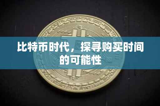 比特币时代，探寻购买时间的可能性