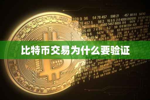 比特币交易为什么要验证