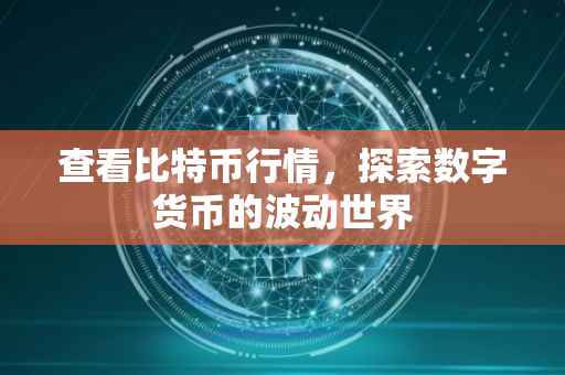 查看比特币行情，探索数字货币的波动世界