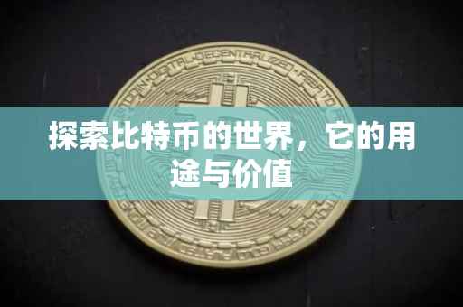 探索比特币的世界，它的用途与价值