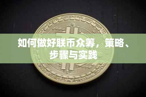 如何做好联币众筹，策略、步骤与实践