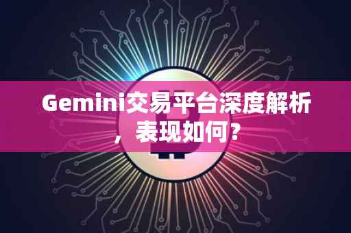 Gemini交易平台深度解析，表现如何？