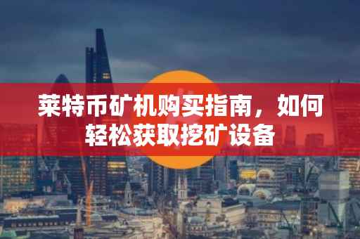 莱特币矿机购买指南，如何轻松获取挖矿设备
