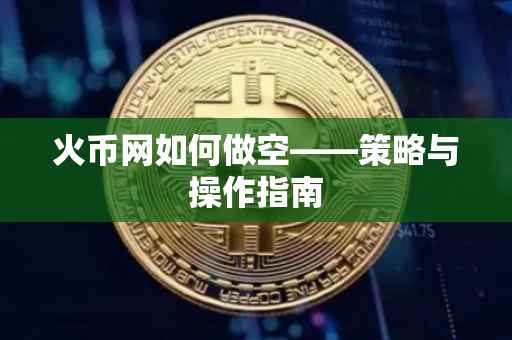 火币网如何做空——策略与操作指南