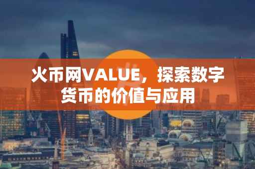 火币网VALUE，探索数字货币的价值与应用