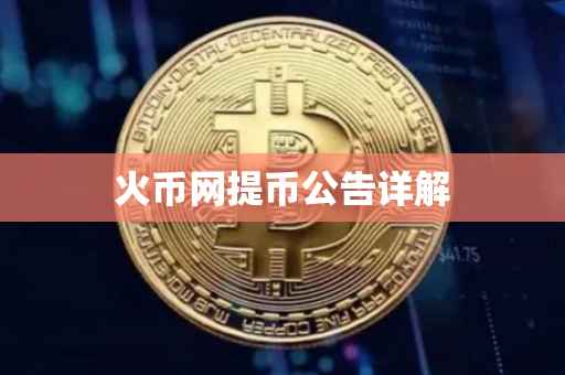 火币网提币公告详解