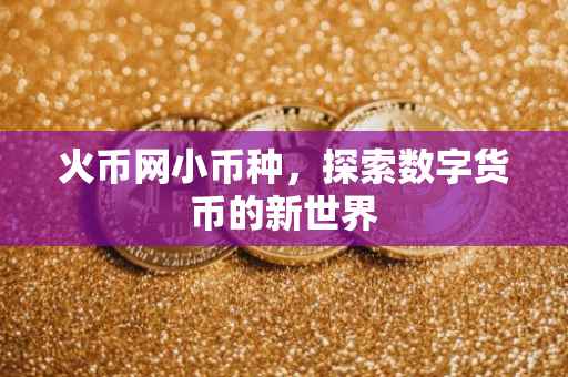 火币网小币种,探索数字货币的新世界