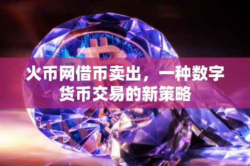 火币网借币卖出，一种数字货币交易的新策略