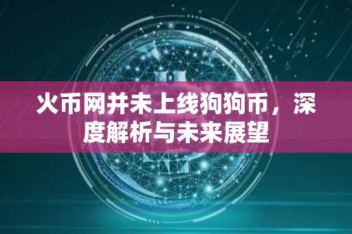 火币网并未上线狗狗币，深度解析与未来展望