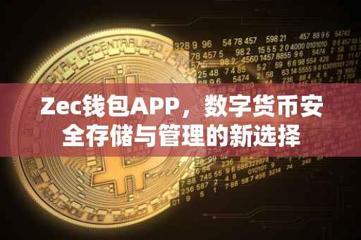 Zec钱包APP，数字货币安全存储与管理的新选择