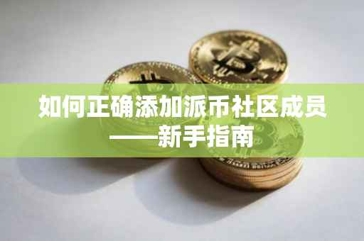 如何正确添加派币社区成员——新手指南