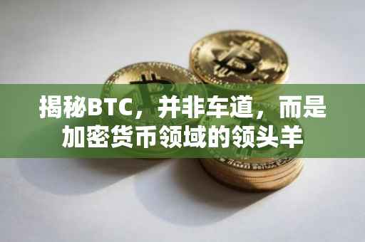 揭秘BTC，并非车道，而是加密货币领域的领头羊