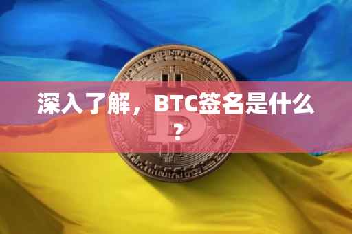深入了解，BTC签名是什么？