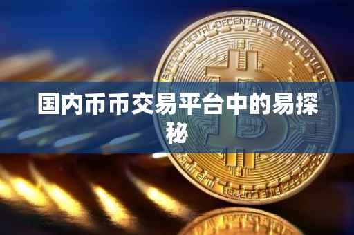 国内币币交易平台中的易探秘