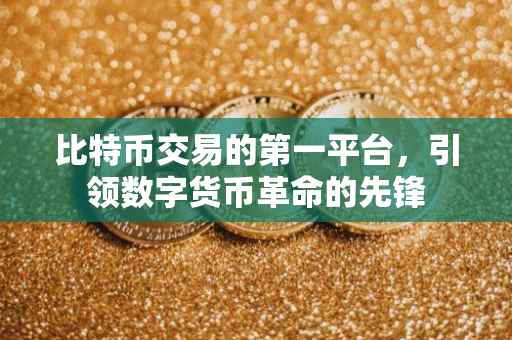 比特币交易的第一平台，引领数字货币革命的先锋