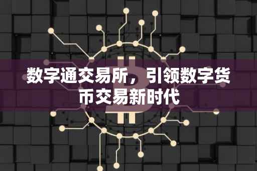 数字通交易所，引领数字货币交易新时代