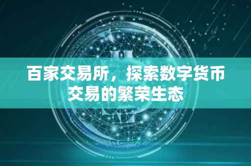 百家交易所，探索数字货币交易的繁荣生态